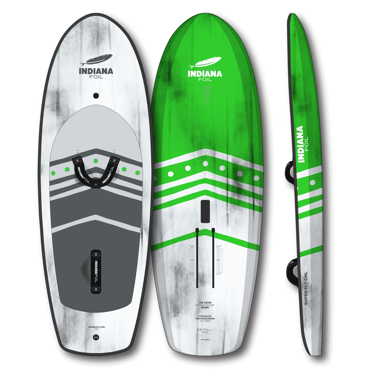 INDIANA Foil Super Fly CML 74 L Carbon Mid Length Foilboard 2025