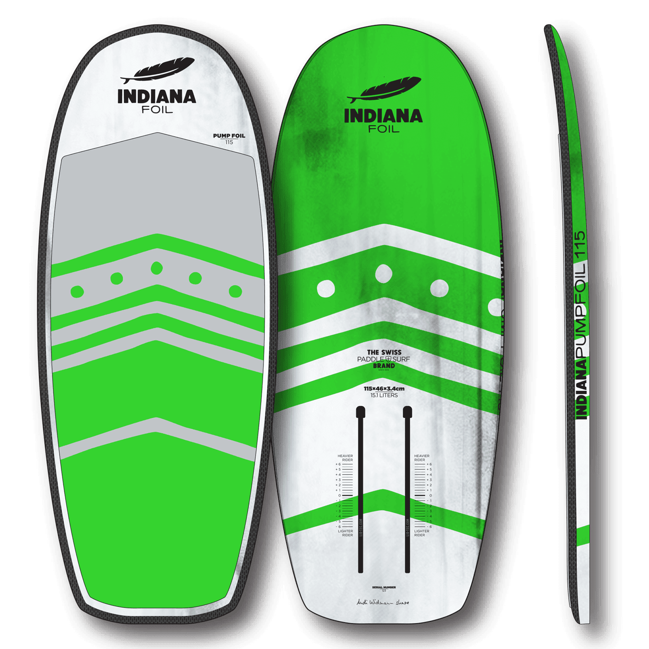 INDIANA 115 Pump Foil Carbon 2025