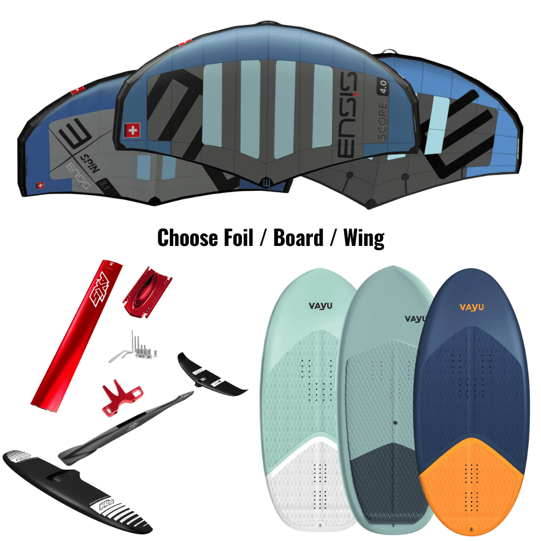 VAYU Axis Ensis Complete Wing Foil Set Package